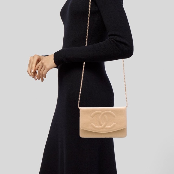 Sold-Chanel 24k gold HW caviar timeless CC clutch - Picture 16 of 17